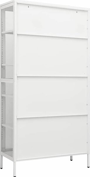 VidaXL Vitrína 90 x 40 x 180 cm ocel a tvrzené sklo [336079] Barva: Černá