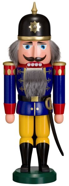 Sběratelská dřevěná figurka Louskáček Voják modrý 37 cm