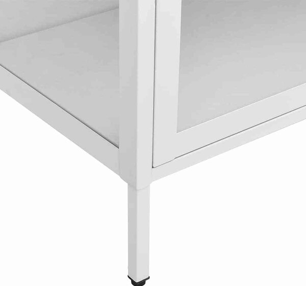 VidaXL Vitrína 90 x 40 x 180 cm ocel a tvrzené sklo [336079] Barva: Černá