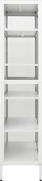 VidaXL Vitrína 90 x 40 x 180 cm ocel a tvrzené sklo [336079] Barva: Černá