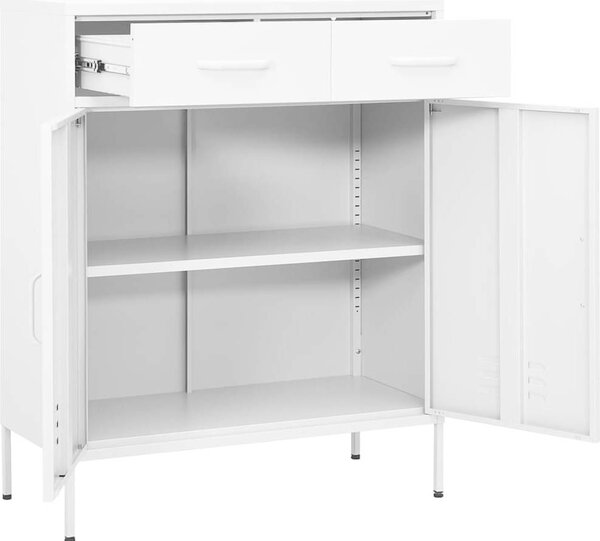 VidaXL Úložná skříň 80 x 35 x 101,5 cm ocel [336161] Barva: horčicově žlutá