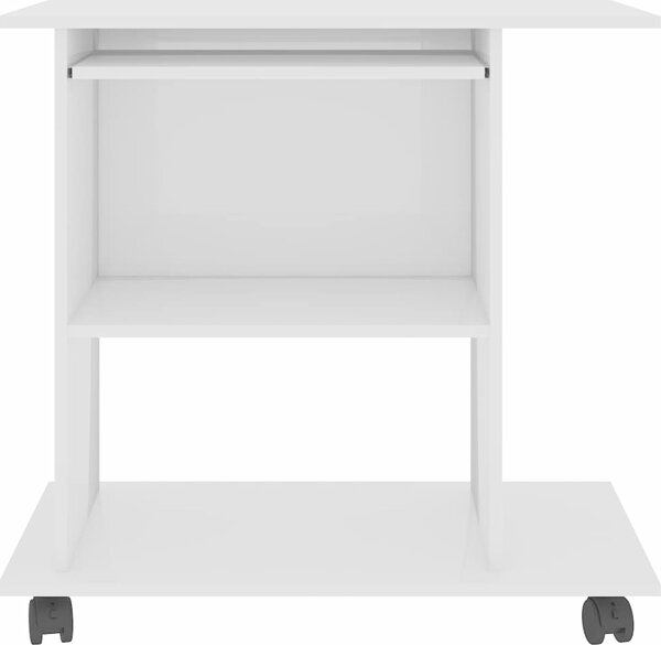 VidaXL Počítačový stůl 80 x 50 x 75 cm, imitace dřeva [802898] Barva: hnědý dub
