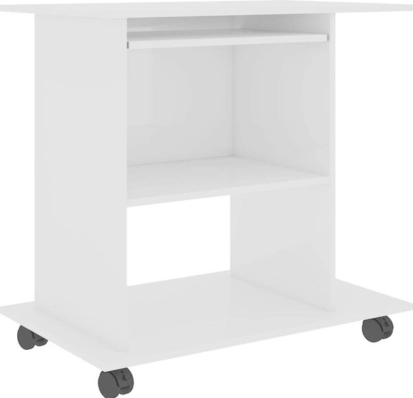 VidaXL Počítačový stůl 80 x 50 x 75 cm, imitace dřeva [802898] Barva: hnědý dub