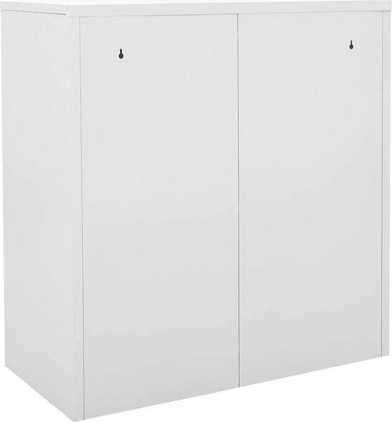 VidaXL Uzamykatelná skříň 90 x 45 x 92,5 cm ocel [336440] Barva: Světle šedá a modrá