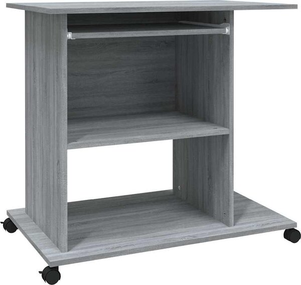 VidaXL Počítačový stůl 80 x 50 x 75 cm, imitace dřeva [802898] Barva: hnědý dub