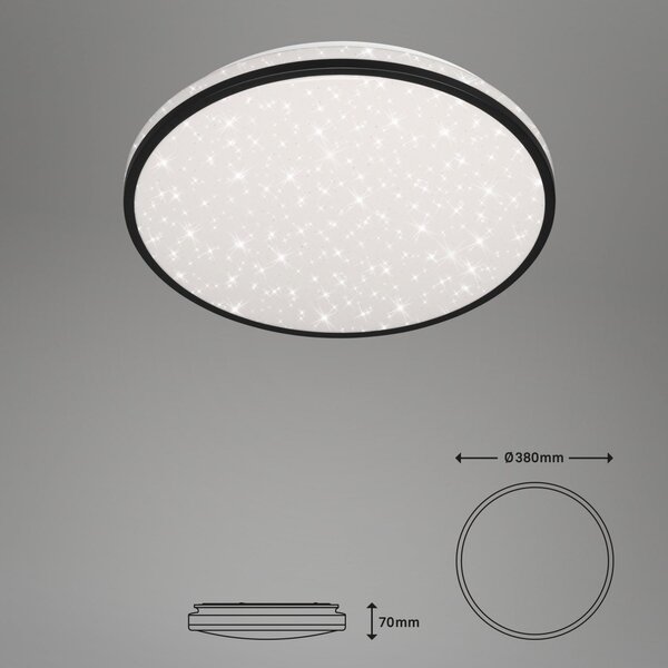 Briloner Smart LED stropní svítidlo, hvězdné nebe ⌀ 38cm, 3000-6500K