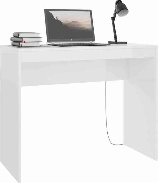 VidaXL Psací stůl 90 x 40 x 72 cm, konstrukční dřevo [800378] Barva: Bílá