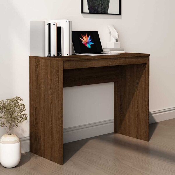 VidaXL Psací stůl 90 x 40 x 72 cm, konstrukční dřevo [800378] Barva: Bílá