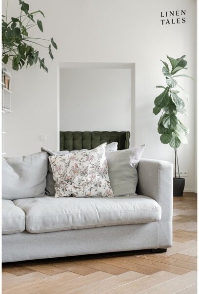 Lněný povlak na polštář 50x50 cm Light Grey – Linen Tales