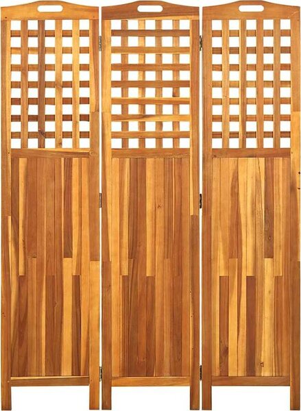 VidaXL 3dílný paraván 120 x 2 x 170 cm masivní akáciové dřevo [311878]