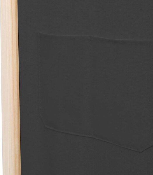 VidaXL 6dílný paraván 240 x 170 x 4 cm textil [248174] Barva: krémová