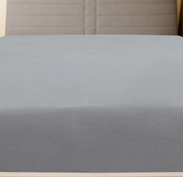 VidaXL Jersey prostěradla 2 ks 90 x 200 cm bavlna [136241] Barva: Šedá