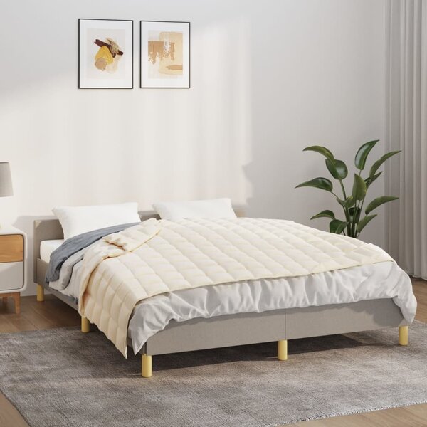 VidaXL Zátěžová deka 122 x 183 cm 5 kg 100% Bavlna 205T [3154865] Barva: Šedá
