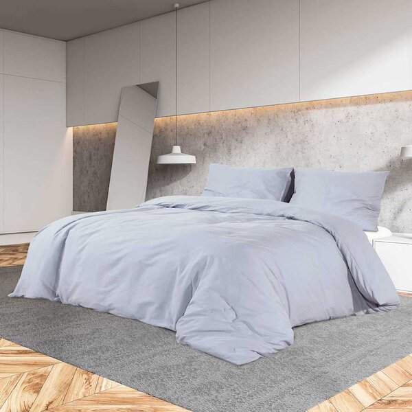 VidaXL Sada ložního prádla 155 x 220 cm lehké mikrovlákno [135959] Barva: Šedá