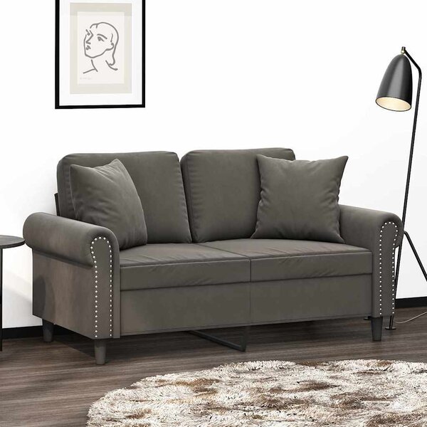 VidaXL Dekorační polštáře 2 ks 40 x 40 cm samet [349490] Barva: vínová červená
