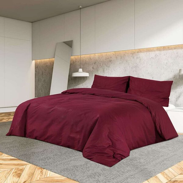 VidaXL Sada ložního prádla 260 x 240 cm lehké mikrovlákno [135940] Barva: Černá