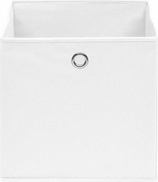 VidaXL Úložné boxy 4 ks netkaná textilie 28 x 28 x 28 cm [325188] Barva: žlutá s víky