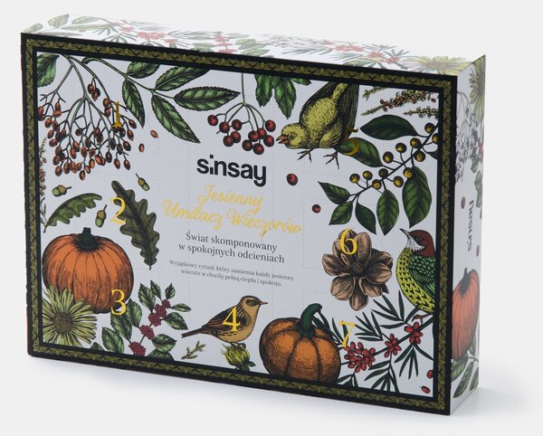Sinsay - Sada podzimních sójových svíček a vonného difuzéru HiSkin 7 pack - vícebarevná