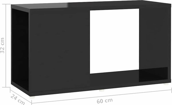 VidaXL TV skříňka 60 x 24 x 32 cm dřevotříska [809057] Barva: Bílá