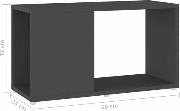 VidaXL TV skříňka 60 x 24 x 32 cm dřevotříska [809057] Barva: Bílá