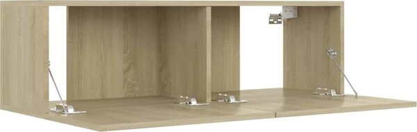 VidaXL TV stolek 100x30x30 cm kompozitní dřevo [801484] Barva: Bílá