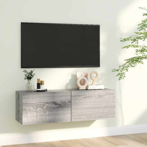 VidaXL TV stolek 100x30x30 cm kompozitní dřevo [801484] Barva: Bílá