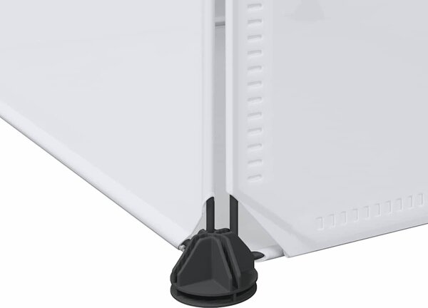 VidaXL Modulární skříň s 9 přihrádkami 109x36,5x143 cm [240497] Barva: Černobílý
