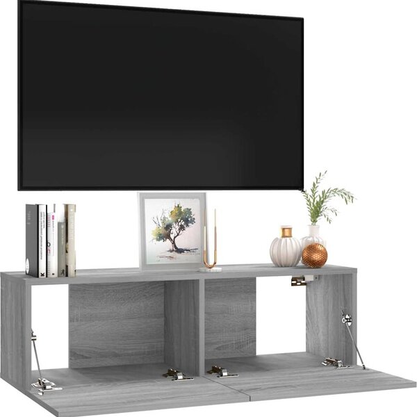 VidaXL TV stolek 100x30x30 cm kompozitní dřevo [801484] Barva: Bílá