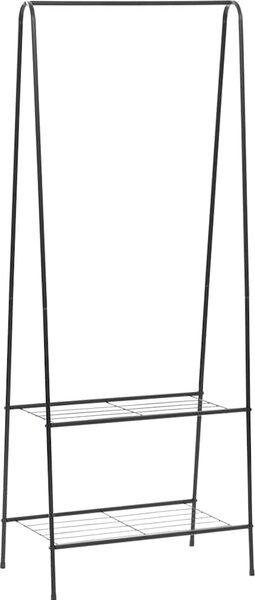 VidaXL Věšák na oblečení 59 x 35 x 150 cm [246724] Barva: Černá