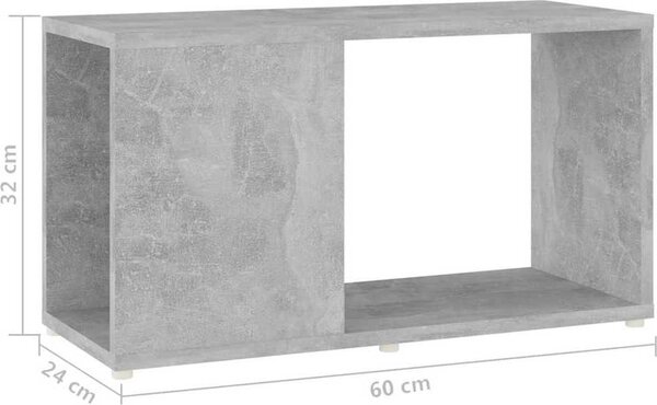 VidaXL TV skříňka 60 x 24 x 32 cm dřevotříska [809057] Barva: Bílá