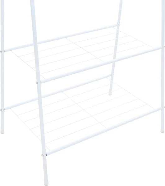 VidaXL Věšák na oblečení 59 x 35 x 150 cm [246724] Barva: Černá