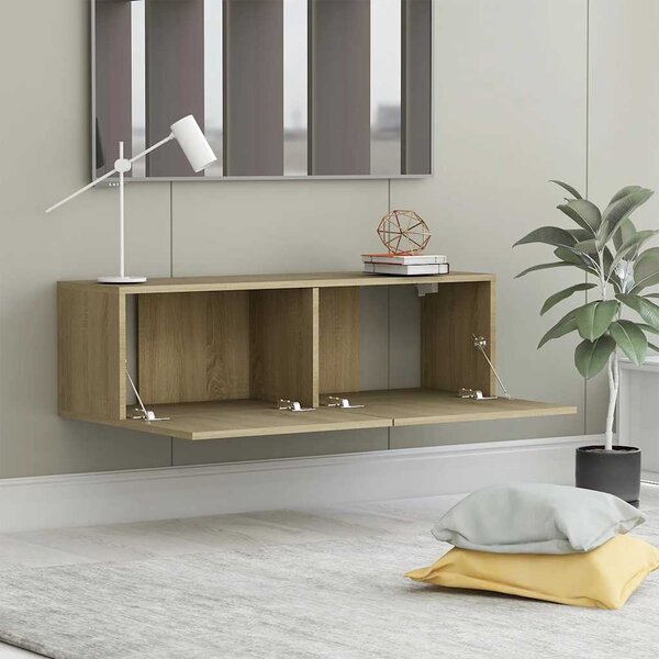 VidaXL TV stolek 100x30x30 cm kompozitní dřevo [801484] Barva: Bílá