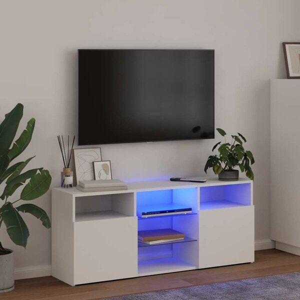 VidaXL TV skříňka s LED osvětlením 120x30x50 cm [804301] Barva: Betonová šedá