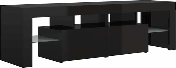 VidaXL TV skříňka s LED osvětlením 140 x 36,5 x 40 cm [804371] Barva: Betonová šedá