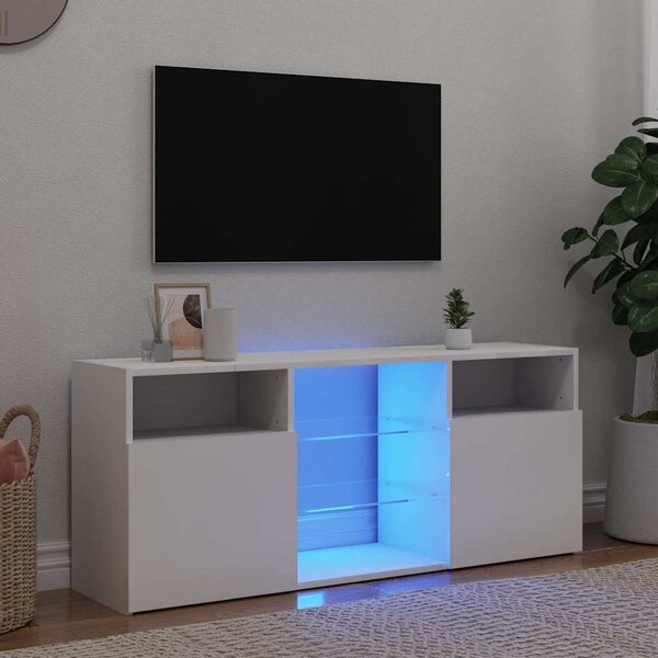 VidaXL TV skříňka s LED osvětlením 120x30x50 cm [804301] Barva: Betonová šedá