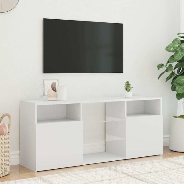 VidaXL TV skříňka s LED osvětlením 120x30x50 cm [804301] Barva: Betonová šedá