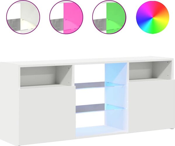 VidaXL TV skříňka s LED osvětlením 120x30x50 cm [804301] Barva: Betonová šedá