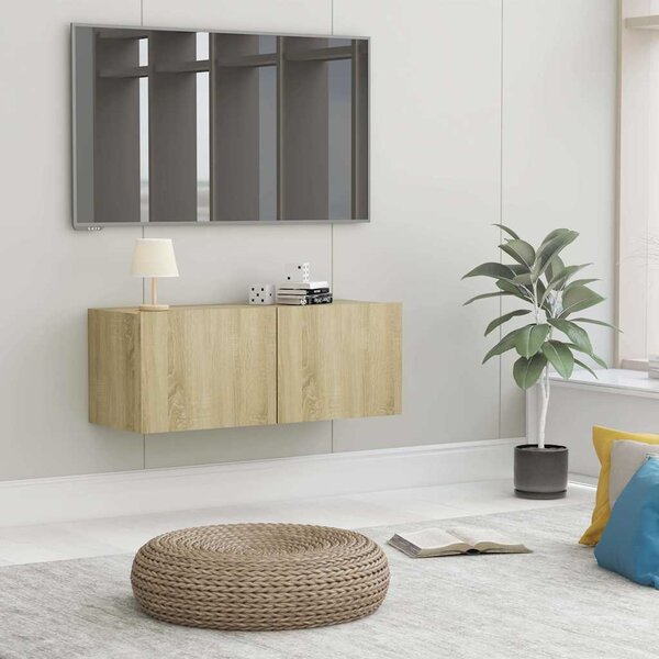 VidaXL TV stolek 80x30x30 cm kompozitní dřevo [801478] Barva: dub sonoma