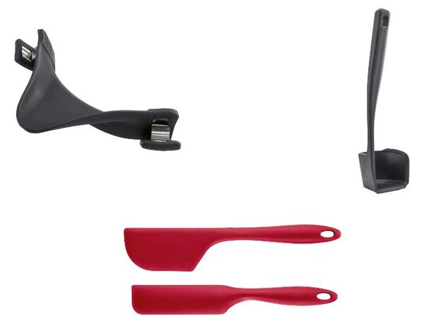 Silvercrest® Kitchen Tools Nálevka / Rotační naběračka / Sada stěrek Monsieur Cuisine (100386314)