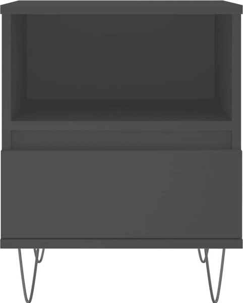 VidaXL Noční stolek 40 x 35 x 50 cm kompozitní dřevo [830620] Barva: Bílá
