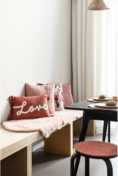 Dekorační polštář 50x30 cm Cotton Slub Love - Tiseco Home Studio