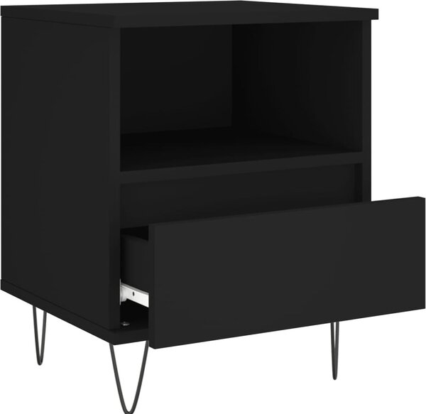 VidaXL Noční stolek 40 x 35 x 50 cm kompozitní dřevo [830620] Barva: Bílá