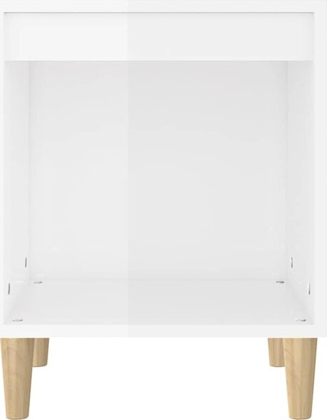 VidaXL Noční stolek 40x35x50 cm [821862] Barva: Bílá