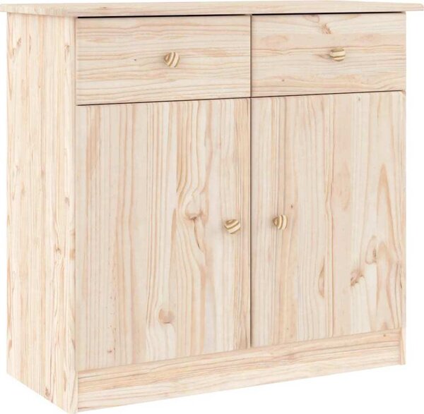 VidaXL Kredenc ALTA 77 x 35 x 165 cm masivní borové dřevo [3187774] Barva: Bílá