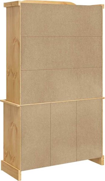VidaXL Kredenc Corona 112 x 43 x 191,5 cm masivní mexická borovice [355086] Barva: Hnědá