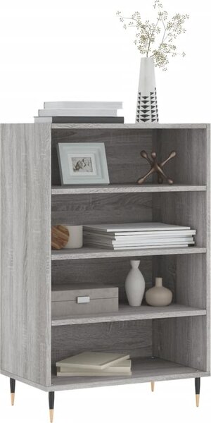 VidaXL Skříň highboard 57 x 35 x 90 cm kompozit [827224] Barva: Bílá