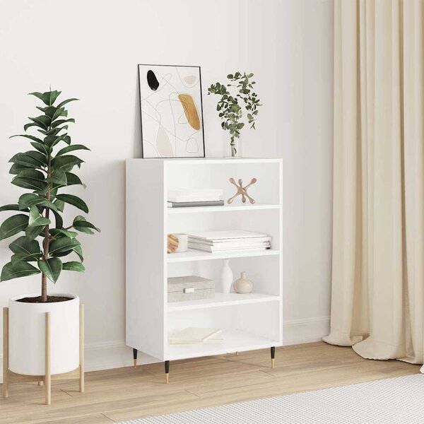VidaXL Skříň highboard 57 x 35 x 90 cm kompozit [827224] Barva: Bílá