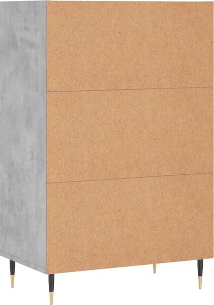 VidaXL Skříň highboard 57 x 35 x 90 cm kompozit [827224] Barva: Bílá