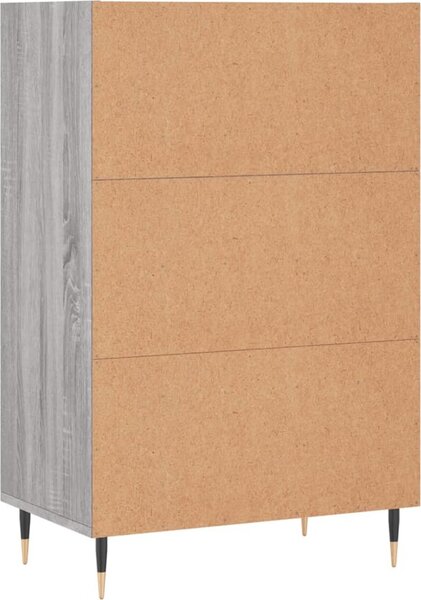 VidaXL Skříň highboard 57 x 35 x 90 cm kompozit [827224] Barva: Bílá