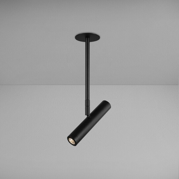 ZAHO Zapuštěné reflektorové LED svítidlo HOLD RD1, 6W, v. 210 mm, 55° Barva: Bílá, Teplota světla: 3000K - teplá bílá, Stmívání, řízení: ON/OFF (bez stmívání)